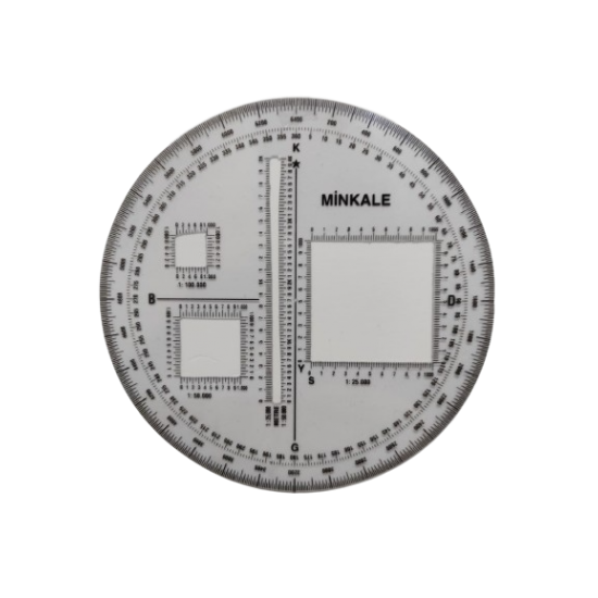 Yuvarlak Minkale Cetvel