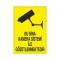 Güvenlik Levhaları - Bina Güvenlik Kamera Levhası 001